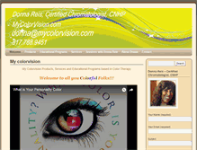 Tablet Screenshot of mycolorvision.com